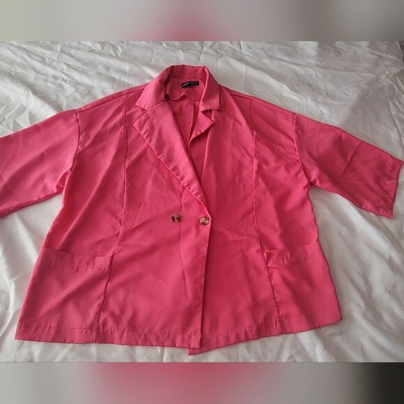 Shein hot pink boxy blazer (xl) - Picture 7 of 7